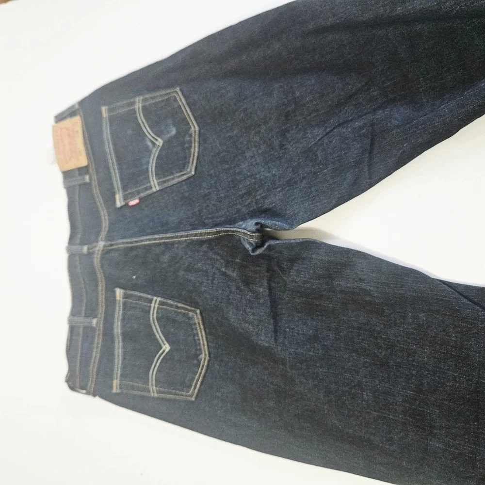 Levi Strauss 541 Men's Jeans Size 38x32 Dark Wash Denim Blue Cotton Straight Fit